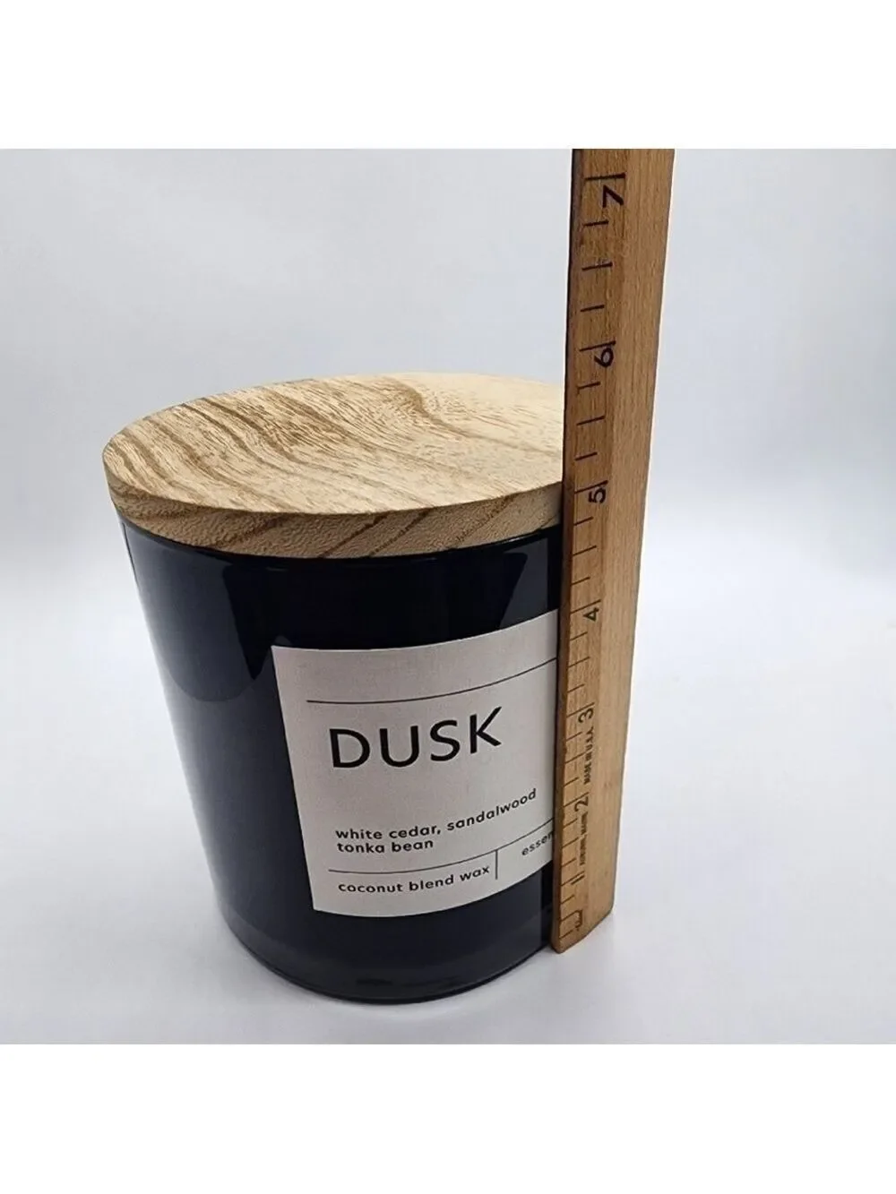 NEW Kirkland's 24oz 3 wick DUSK Scented Candle essential oils coconut blend wax